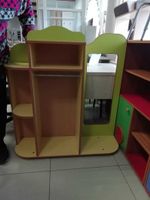 Шкаф детский с зеркалом С-21 (ЛДСП Лайм, желтый)