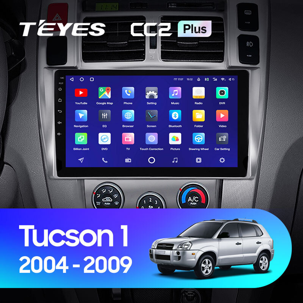 Teyes CC2 Plus 9" для Hyundai Tucson 1 2004-2009