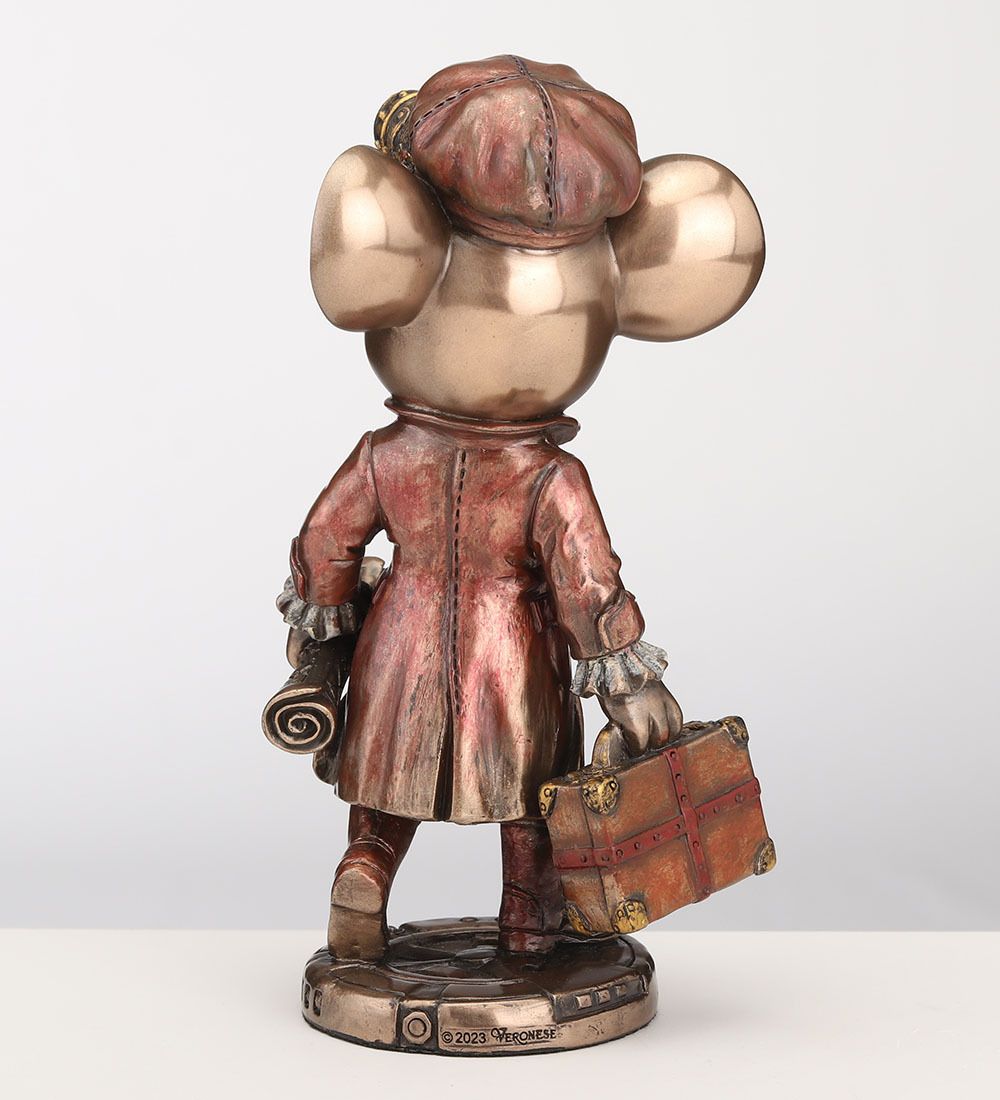 Veronese WS-1359 Статуэтка в стиле Стимпанк «Мышь-путешественница»