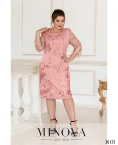 Платье 385А-пудра Minova