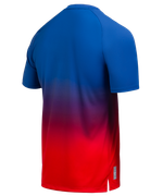 Футболка разминочная JOGEL NATIONAL PerFormDRY Pre-Match Tee, сине-красный
