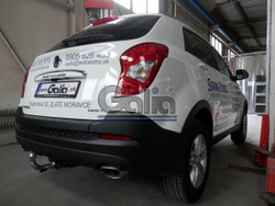 Фаркоп оцинкованный Galia S129A для Ssang Yong New Actyon 2011-(паспорт и сертификат в комплекте)(без электрики)