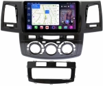 Магнитола для Toyota HiLux 7 2011-2015 - FarCar 143M монитор 9.5" QLED на Android 14, TS18, CarPlay, 4G SIM-слот
