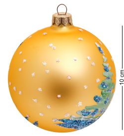 НФШ-1470 Ел.украшение Шар «Дед Мороз и Снегурочка» 100 мм