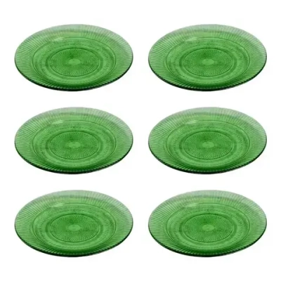 Набор тарелок десертных LUMINARC Луиз 6шт 19см шартрез