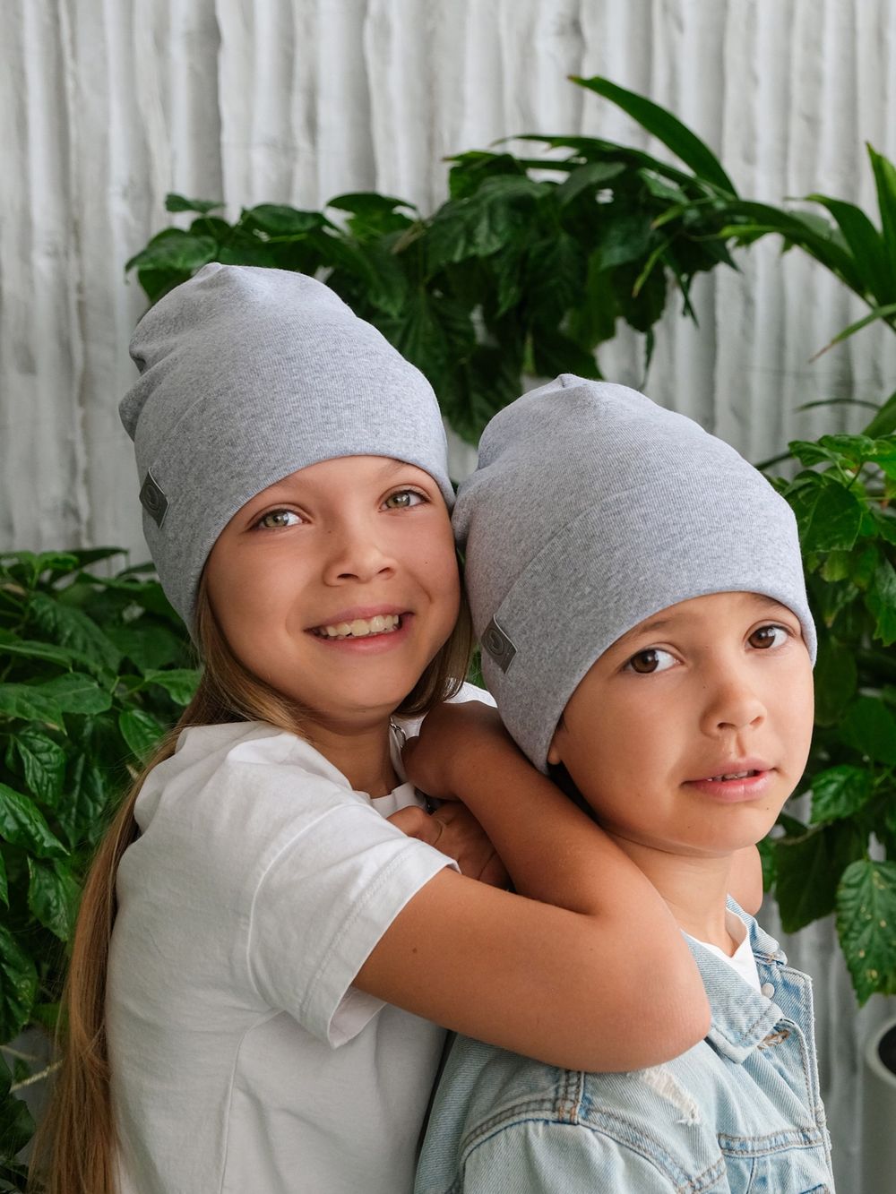 Шапка трикотажная (Серый) РИО