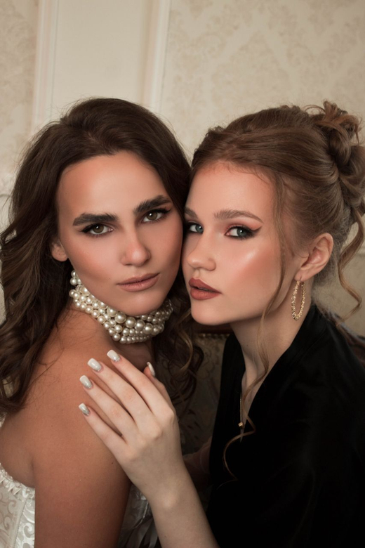 Вечерний образ, макияж и причёска