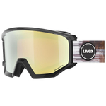 UVEX очки ( маска) горнолыжные  0527-2530 0 athletic CV черный/линза золотистая зеркальная, база оранжевая