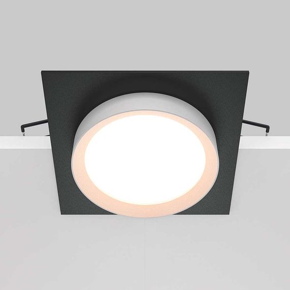 Встраиваемый светильник Maytoni Hoop DL086-GX53-SQ-BW