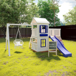 Детская площадка домик "Монако" с верандой