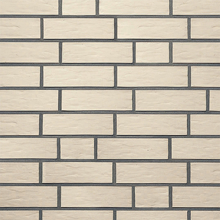 Roben Oslo белый жемчужный (perlweiss) DF 240x115x52, поверхность мерейная (genarbt) - клинкерный кирпич