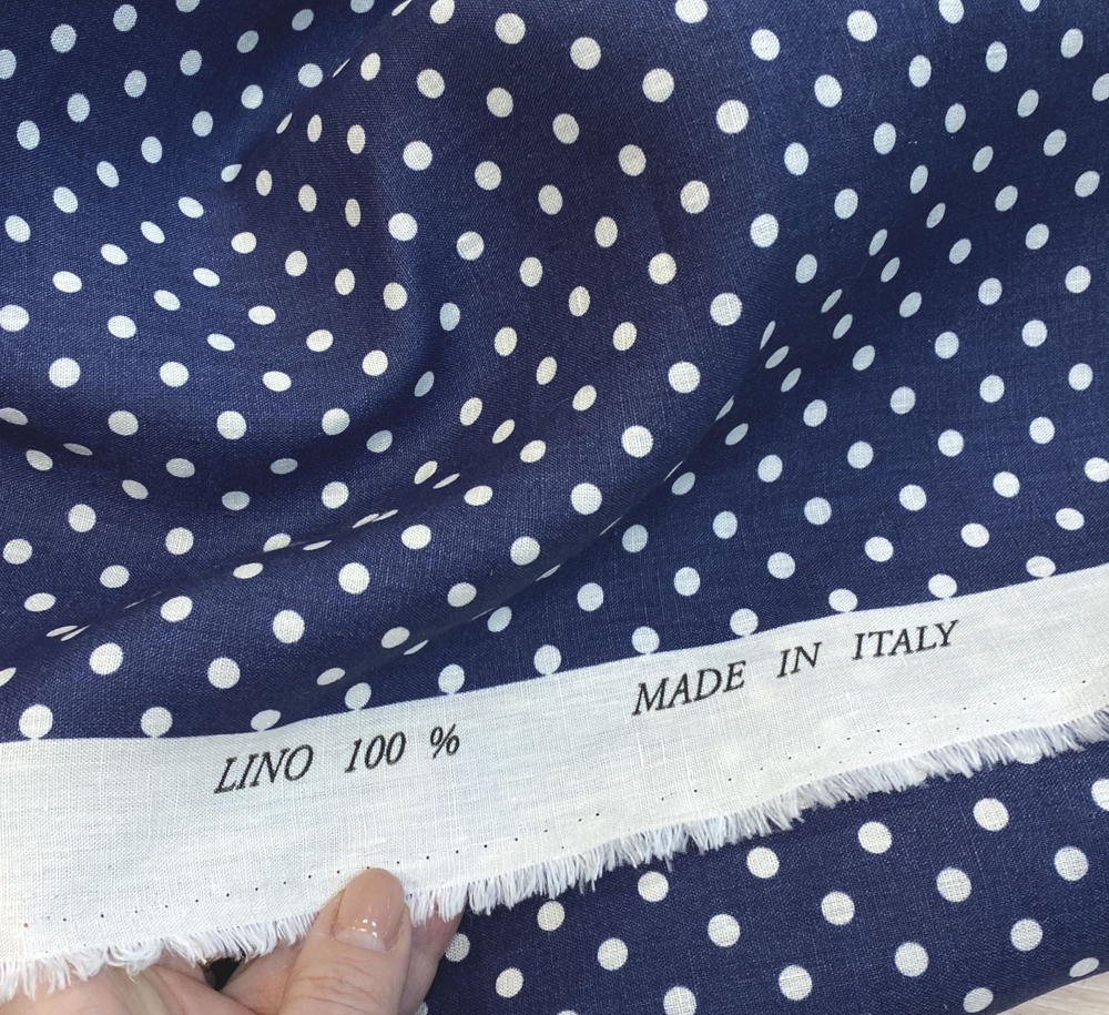 Ткань Лен 100% Италия ширина 150см 1 м