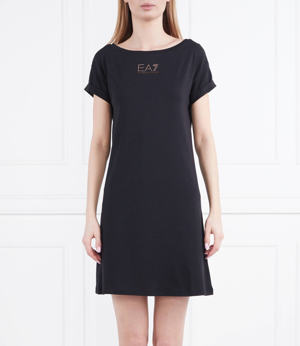 Платье EA7 - черный(3RTA55 TJDQZ)