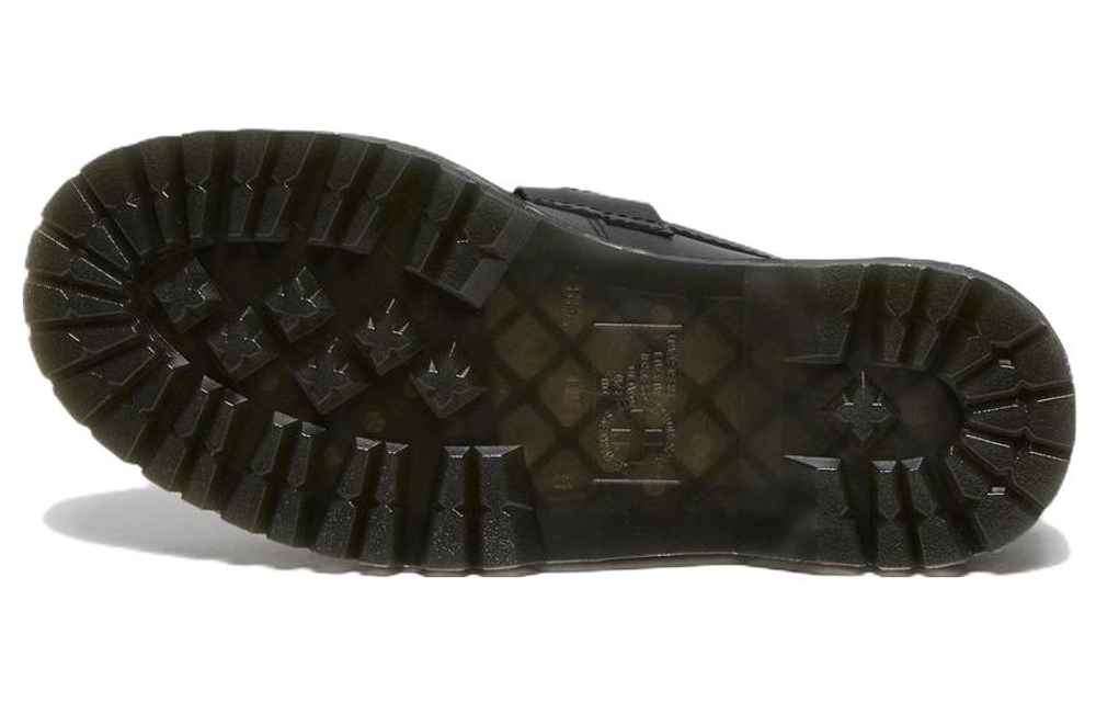 Dr. Martens Penton Bex Double Stitch Leather Loafers "Black Poly Rip Stop + Element"