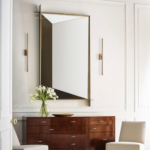 Бра Cloyd LINEAS-B W1 / выс. 60 см- 3000K - латунь (арт.20323)