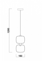 Подвесной светильник Freya Lumen FR5215PL-01CH