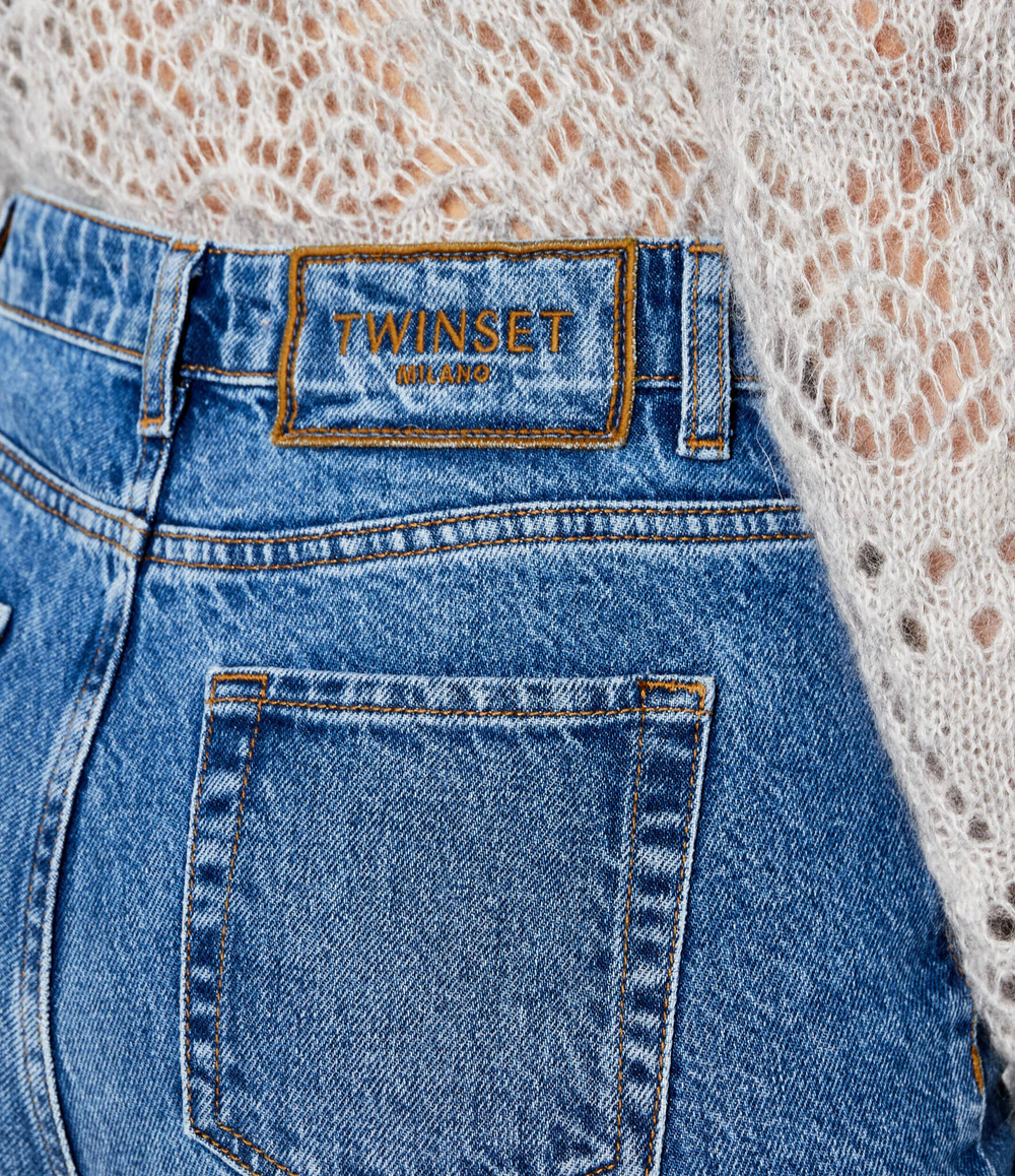 Джинсы TWINSET - голубой(242TP2563)