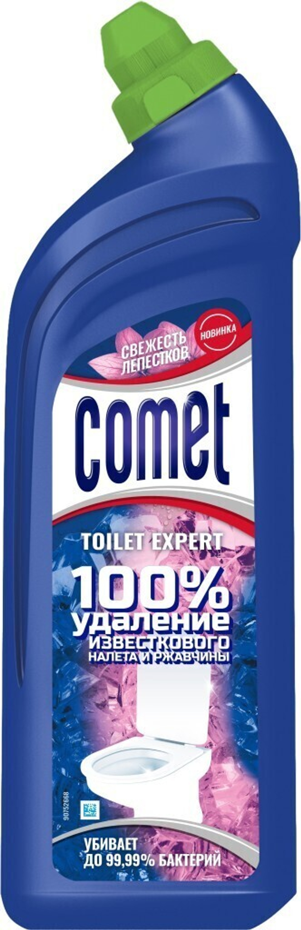 Гель чистящий д/туалета Comet 700мл Свежесть Лепестков, дезинфицирующий