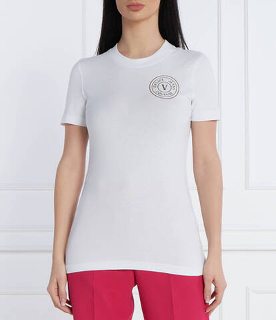 Футболка Versace Jeans Couture - белый(76HAHT02CJ03T)