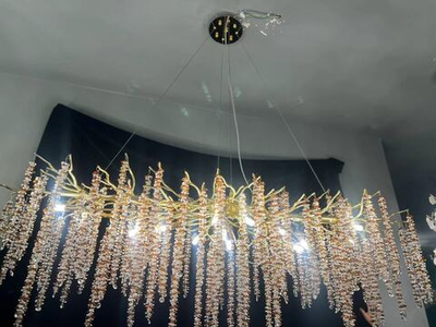 люстра Coral Crystals Long Copper II Color