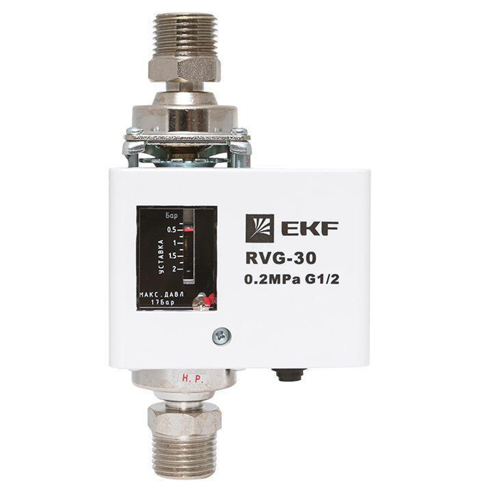 Реле перепада давления RVG-30-0.2-2 (0.2 МПа) EKF RVG-30-0.2-2