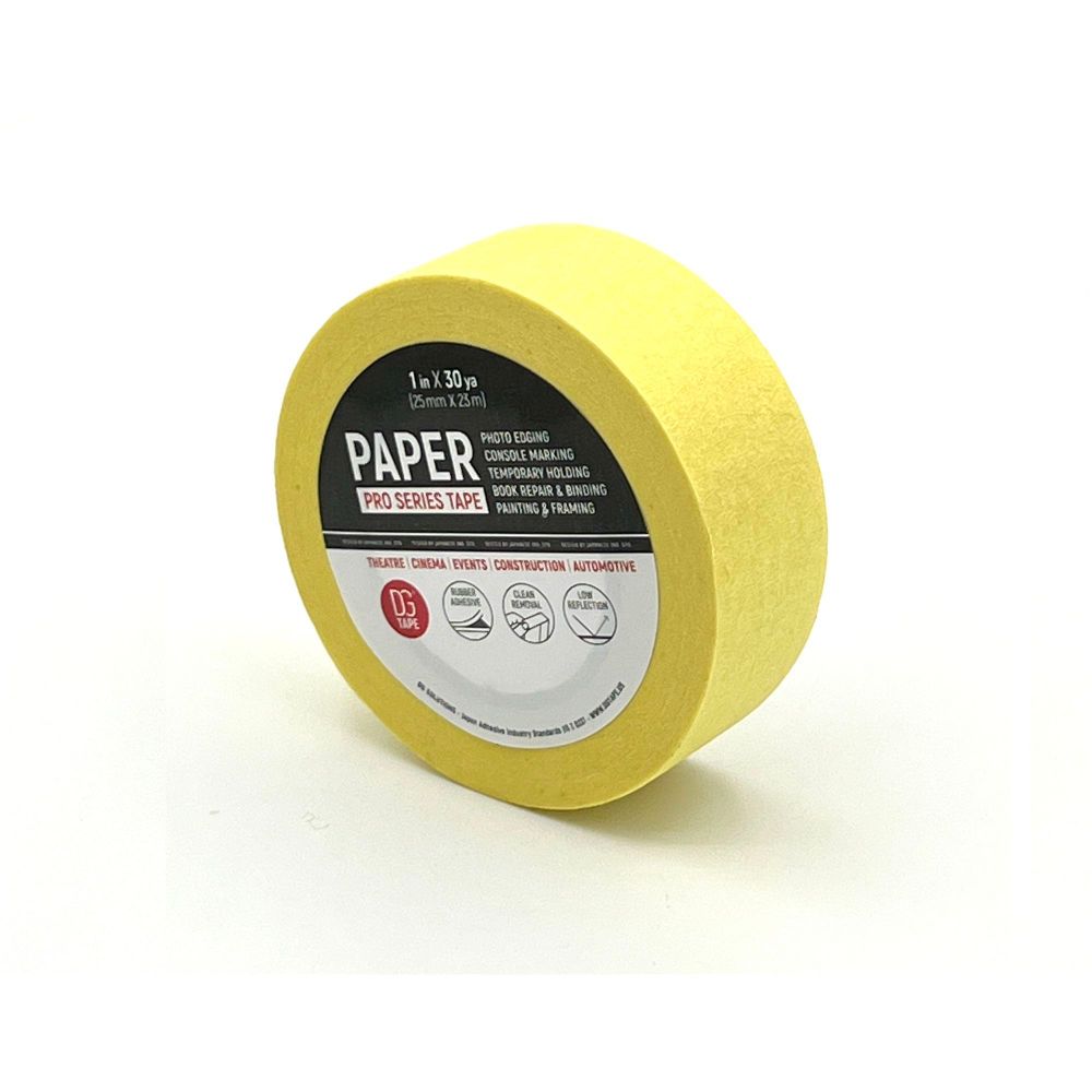 Masking Tape Regular - клейкая лента бумажная цвет желтый 25мм х 25метров NEW