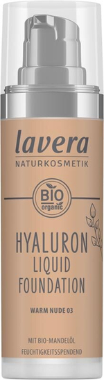 Жидкая тональная основа Lavera Hyaluron Warm Nude 03, 30 мл