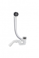 Полуавтоматический сливы-перелив для ванны Grocenberg GB240BL Чёрный матовый