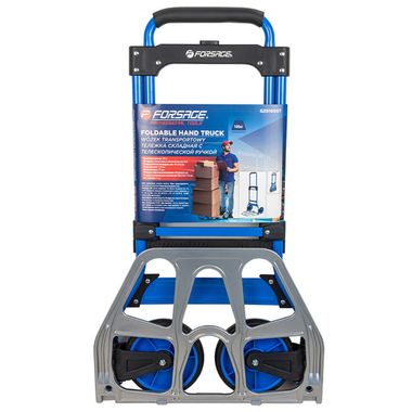 Тележка ручная складная с телескопической ручкой г/п 100кг Forsage F-GZS100ST