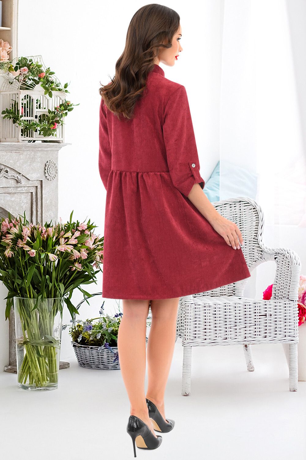 Платье Николь (терракот) Brividi (Акция)