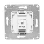 Механизм розетки RJ45 (cat5), алюминий Эпика EKF
