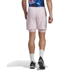 Мужские теннисные шорты adidas US Series 2in1 Shorts Men - Pink