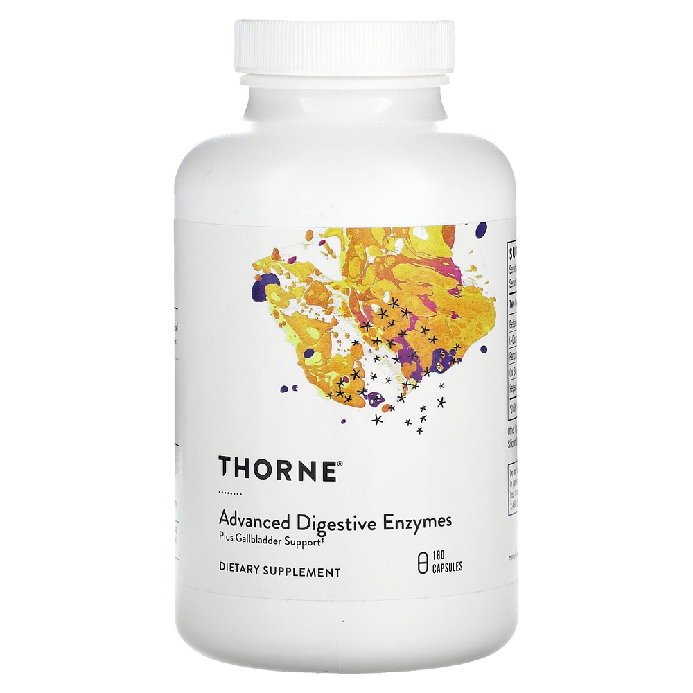 Thorne, улучшенные пищеварительные ферменты, 180 капсул