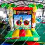 Надувной батут "Джунгли" 8*3*3 м