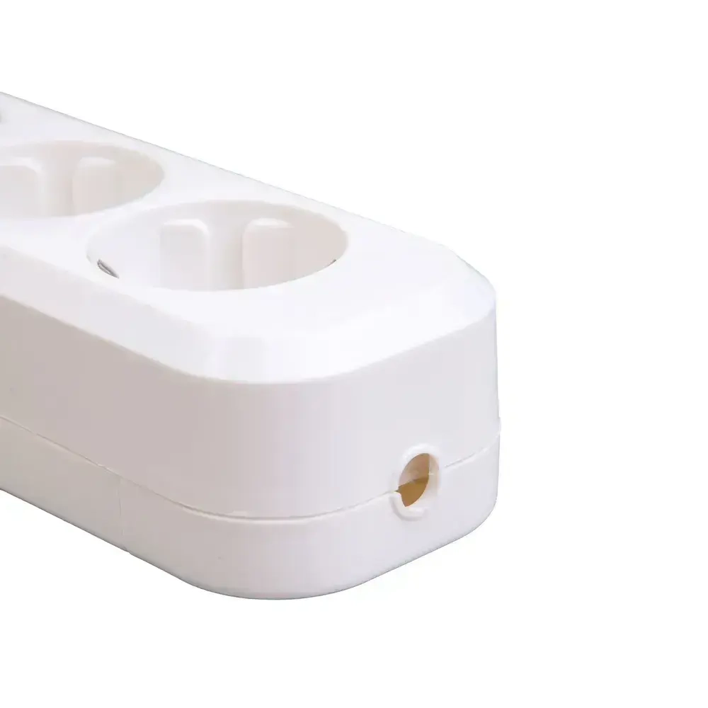 Колодка для удлинителя на 2 розетки, с заземлением 220В 16А