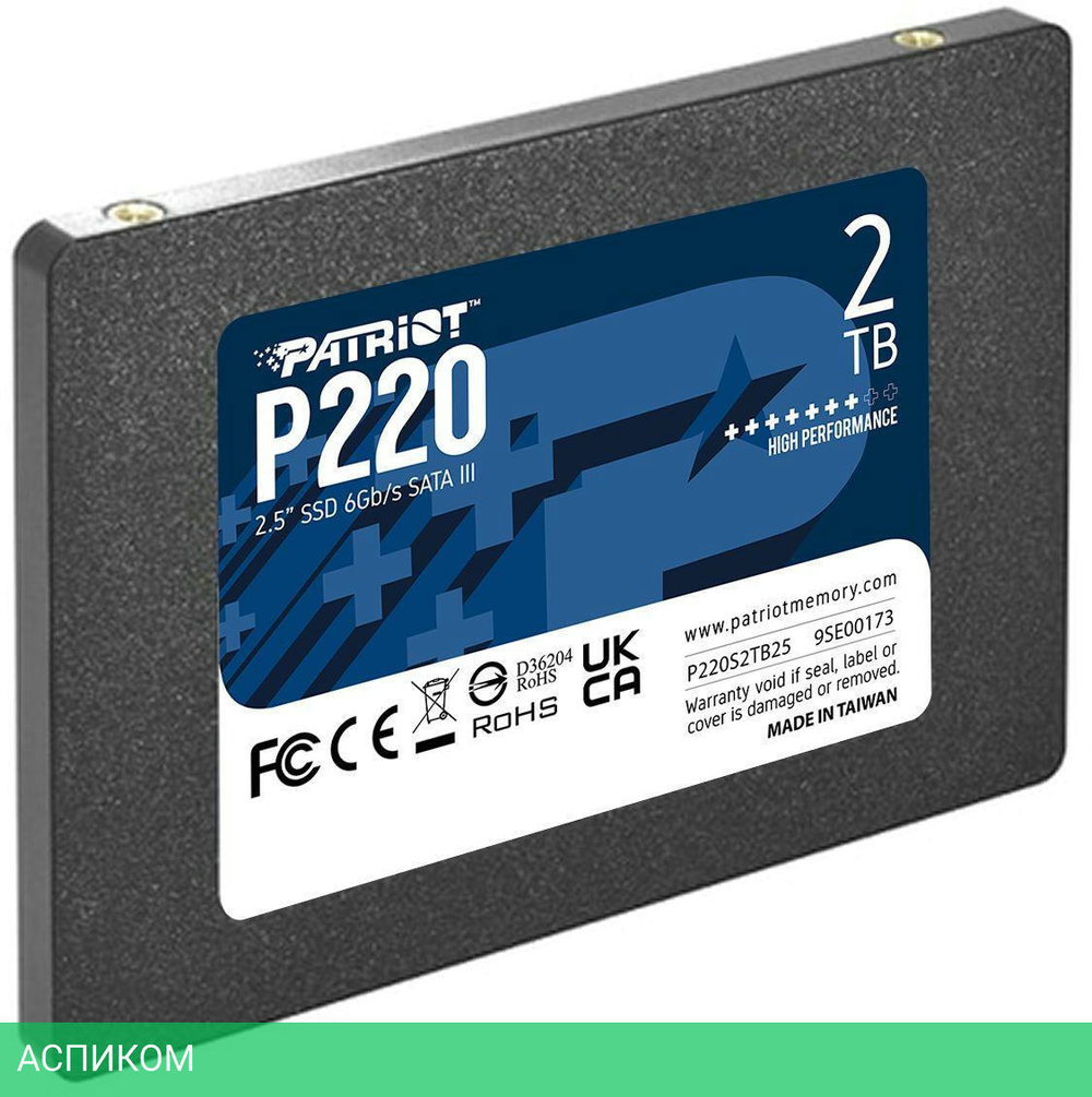 SSD диск Patriot 2Tb P220S2TB25