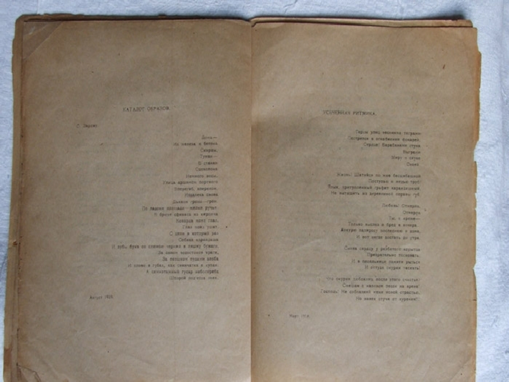 "Лошадь как лошадь". Сборник стихов имажиниста В.Шершеневича. 1920г.