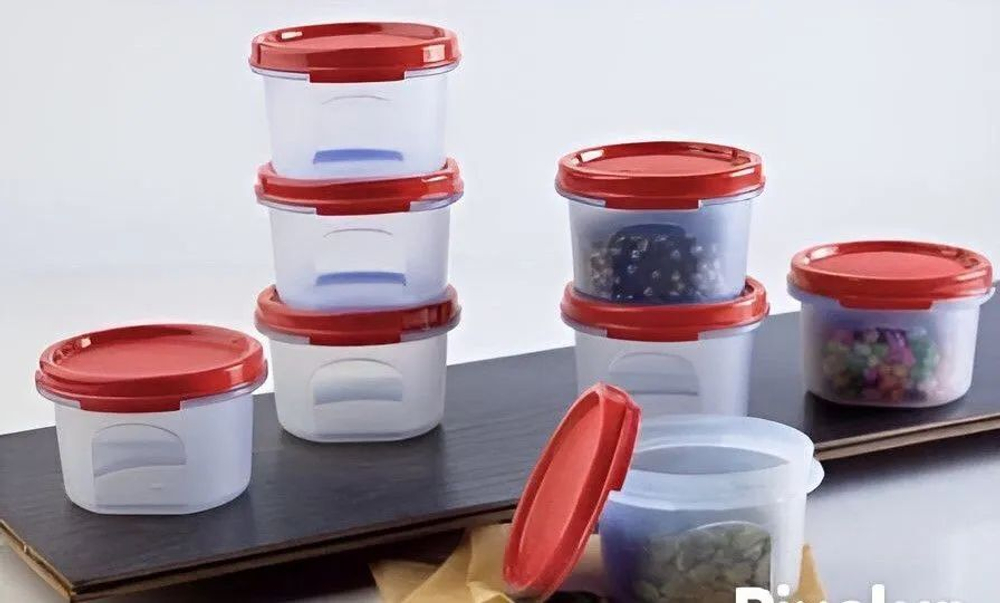 Компактус для масла 860 мл с красной крышкой, Tupperware