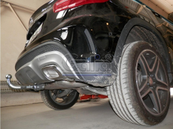 Оцинкованный фаркоп на Mercedes GLA-Class 2014-2019, Infiniti Q30 2016-2019, Infiniti QX30 2016-2019 (без электрики), Galia M134C