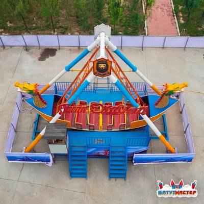 Аттракцион Викинг «Золотой Дракон», 16 мест, 10×5×8,5 м