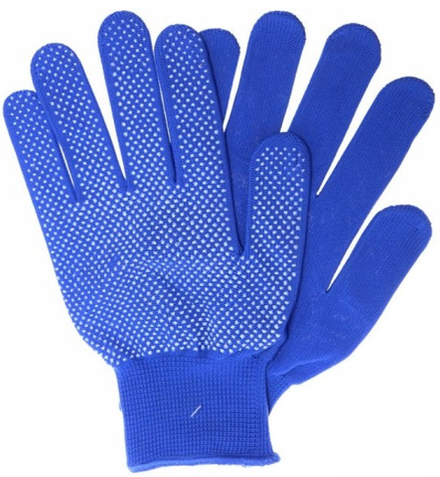 Перчатки нейлоновые Корея синие (10/500пар)