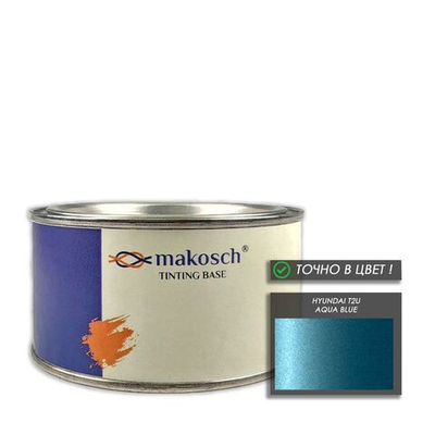 Автоэмаль makosch/HYUNDAI T2U, Базовая эмаль, голубой, перламутр, 200мл.