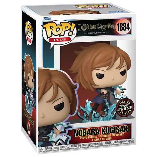 Фигурка Funko POP! Plus Jujutsu Kaisen Nobara Kugisaki w/(GW) Chase (1884) 85826 / Фигурка Фанко ПОП! по мотивам аниме "Магическая битва", Нобара Кугисаки (ЧЕЙЗ). Товар уцененный