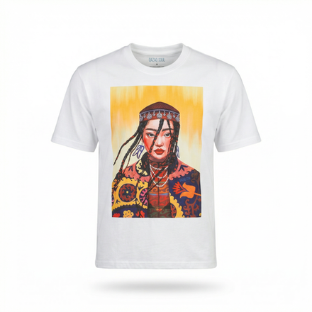 Qazaq Soul Дара жібек кестелі футболкасы