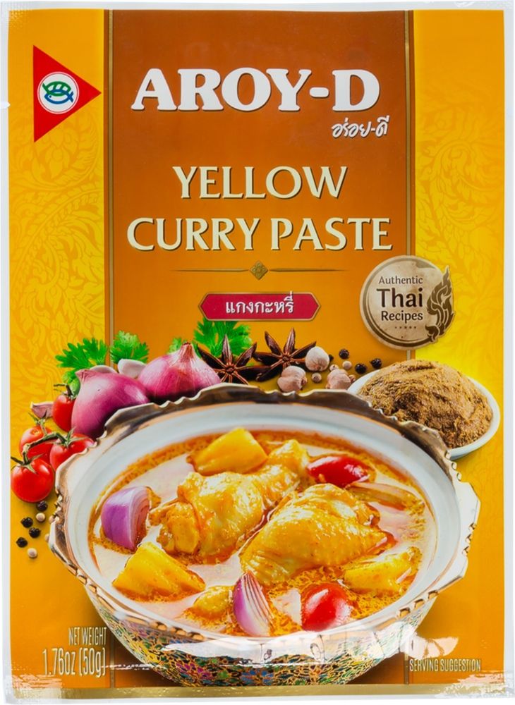 Паста Карри Aroy-D желтая, 50 г