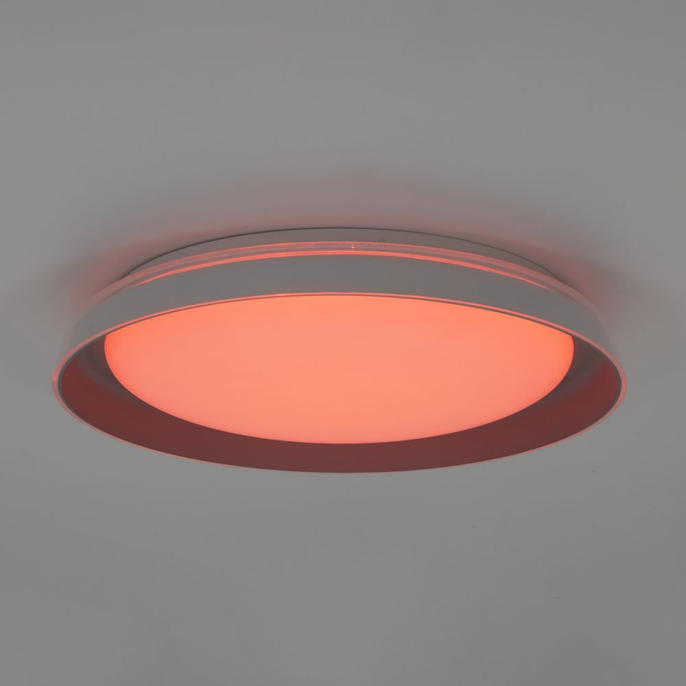 Citilux MEGA CL752351G LED RGB Светильник с пультом Белый + Серый