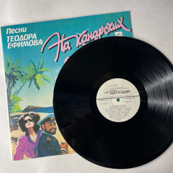 Винтажная виниловая пластинка LP Теодор Ефимов, На Канарских Островах (СССР 1990)