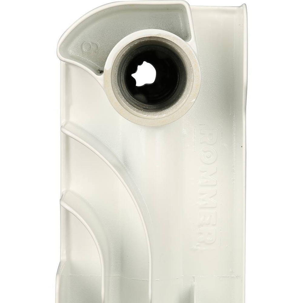 ROMMER AL500-80-80-100 10 секции радиатор алюминиевый (RAL9016)