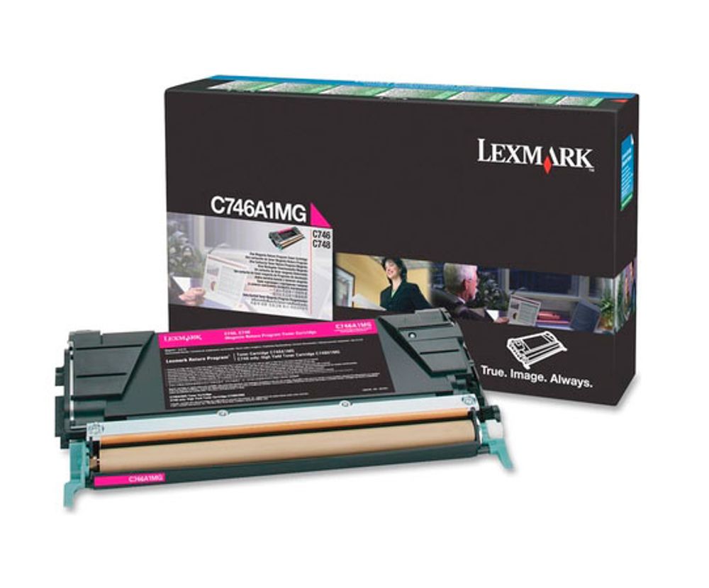 Тонер-картридж Lexmark C746/C748 пурпурный c746a1mg