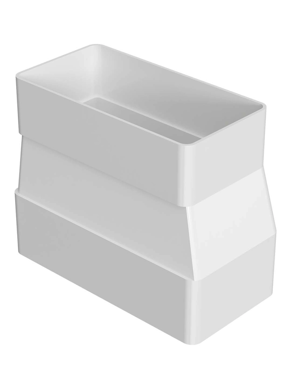 Соединитель 60х120/55х110 эксц плоский/плоский 612РП511П ERA